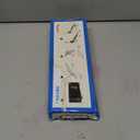 EsLuker.ly Universal Stainless Steel Microwave Oven Wall Mount Bracket with Removable Hooks, Arm Adjustable Foldable Kitchen Stretch Oven Stand Shelf Rack Load 100 lb, Silver