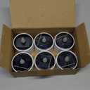 6 Pack Warm White Solar Powered Outdoor Waterproof LED Tea Lights, Rechargeable Flameless Flickering Solar Tealights Battery Operated, Flicker LED Votive Candles for Garden Lantern Decorations