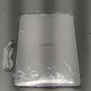 deweisn Folding Lighted Makeup Mirror with 72 LEDs 3 Colors Light Modes USB Rechargable 1800mA Batteries Portable Ultra Thin Compact Vanity Mirror Dimmable Travel Mirror (White)