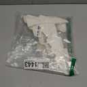 5 Pcs Christmas Table Decorations Indoor, 3D Honeycomb Paper Christmas Trees, Light Up Vintage Table Centerpieces for Christmas Winter Wonderland Holiday Party Weddings Home Decor, 8/10/12 Inch (White)