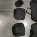 Dodge Ram Leather Seat Covers, 2009-2018 Crew Cab 1500 Longhorn Laramie Sport Rebel, 2011-2026 Ram 2500 3500 Custom Fit Truck Seat Cover Full Set, Black (40/60 Split Curved Bench)