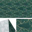 3 x Christmas Tree Soft Plush Faux Fur Christmas Table Runner Winter Holiday Kitchen Dining Table Decoration for Home Party Decor (Green, 13X72 Inch)