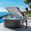Hot Tub Cover Lift Spa Cover Lifter Hot Tub Accessories Universal Heavy-Duty Spa Lid Cover Lift Removal System