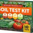 Soil Test Kit -140 Test- 2026 Version- Testing PH Ammonia Nitrogen Phosphorus and Potassium - Tester for Your Vegetable Garden Lawn and Soil (Green)