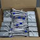 Ensenior 12 Pack 4 Inch LED Recessed Ceiling Light, Dimmable, 3000K Warm White, 750LM 9W 120V, High Brightness Canless Wafer Downlight - ETL&FCC&IC