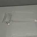 Set of 4 Acrylic Cabinet Organizer, Stackable Clear Cabinet Shelf, Spice Rack Organizer for Kitchen Cabi-net, Countertop, Transparent