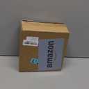 Vintage Golden Glass Keepsake Box with Beveled Edges  Elegant Jewelry Holder, Desktop Organizer, and Wedding Gift with Lid, 6x6x3.5 Inches