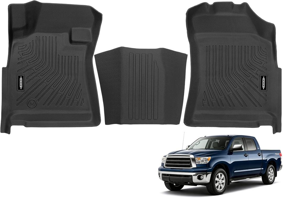 Custom Fit Floor Mats for Toyota Tundra 2004-2006, All Weather TPE Floor Liners, Odorless Full Set Interior Accessories