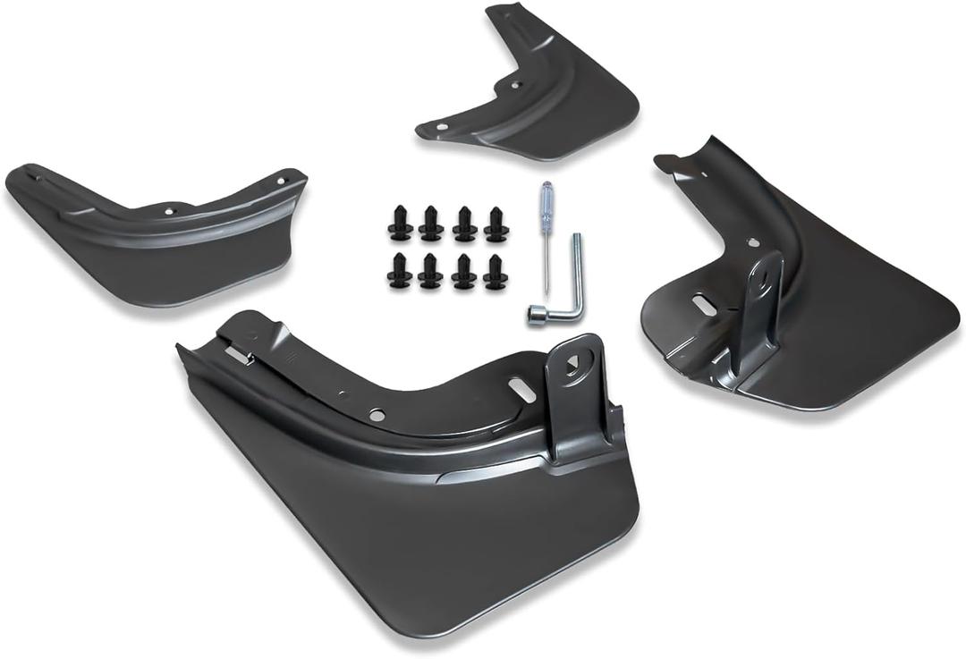 4Pcs New Version for Tesla Model Y Launch/Juniper Mud Flaps Accessories 2025 2026,Flexible Mudflaps Splash Guards All Weather Protector Fenders