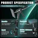 Adjustable Support Pole, Cabinet Jacks for Installing Cabinets, Telescoping Support Poles Range from 45.7'' to 114.2'' Third Hand Tool for Installation, 132 LB Capacity, 2 Packs, 45-7/10~114-1/5 2PCS