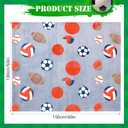 2 Pcs Sports Balls Gifts Christmas Soccer Football Glow in The Dark Blanket 50" x 60" Soft Fleece Throw Blanket Fuzzy Sport Gifts for Home Winter Holiday Birthday Party Favor Decor