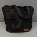 JOYHILL Lunch Bag - Insulated, Leakproof Lunch Tote with Shoulder Strap for Adults - Work, Picnic, Camping, Beach (C-BLACK)