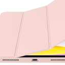 iMieet iPad (A16) Case 11th Gen/iPad 10th Generation Case [11-Inch 2025/10.9 Inch 2022] with Pencil Holder, Trifold Stand Smart Cover with Soft TPU Back,Auto Wake/Sleep(Rose Pink)