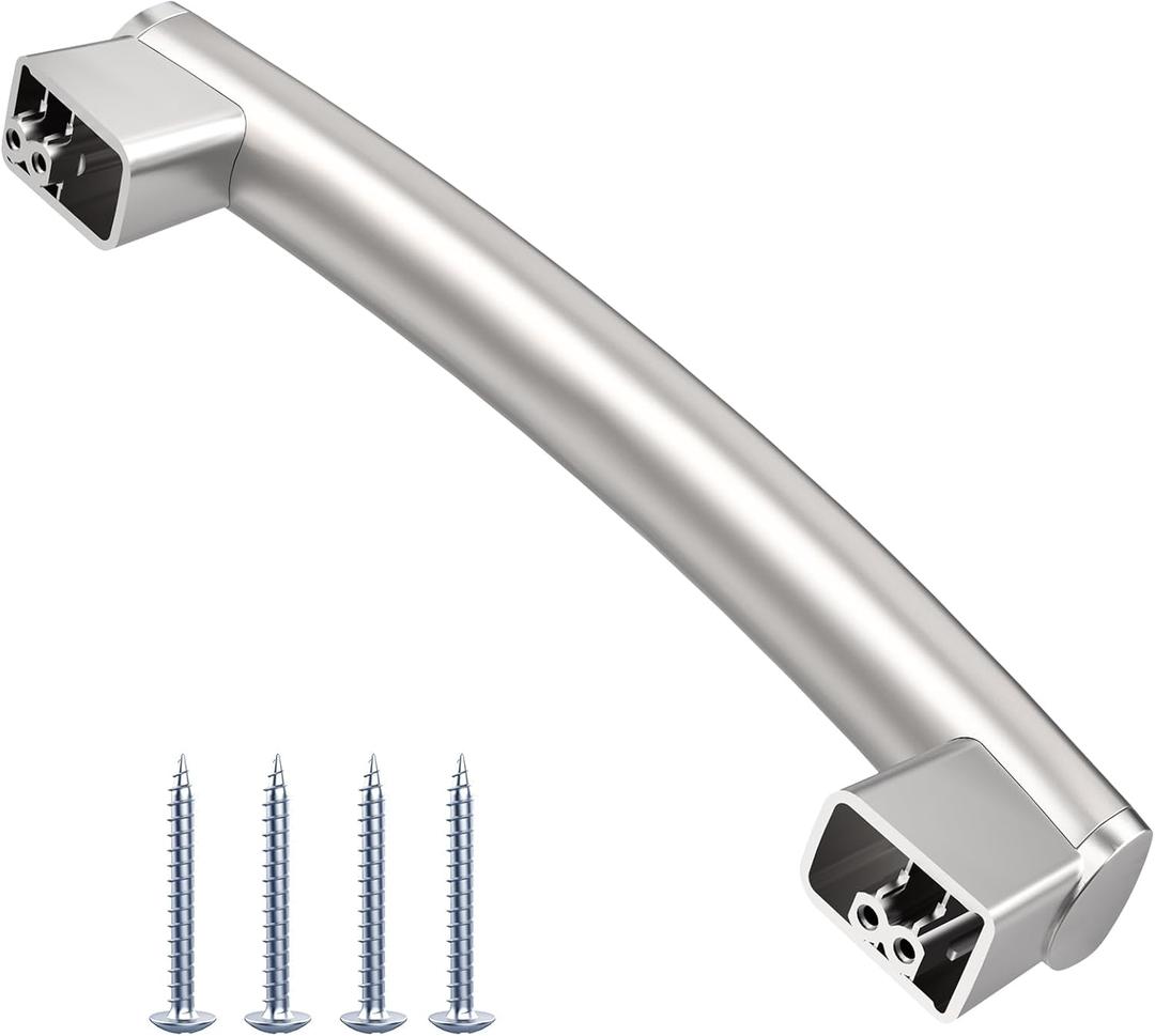 Upgraded WB15X26821 Microwave Handle Replacement Compatible with GE Microwave Oven Door Handle, Fit General Electric Microwave Parts JVM6175SK2SS JVM6175SK1SS PVM9179SKSS JVM7195SK2SS