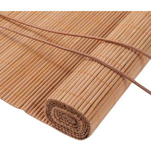 BAYUE Bamboo Blinds for Interior Windows, Roll Up Light Filtering, 23x48 in