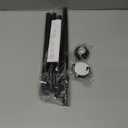 Black Long Curtain Rod Tension Shower Curtain Rods 30 to 120 inch Adjustable Spring Heavy Duty Rods for Bathroom Windows Outdoor No Drill No Slip Spliced and Telescopic Design