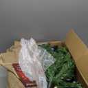 Livole 3 FT Small Christmas Tree with 50 Lights & Timer, Pre-Decorated Tabletop Mini Christmas Tree with 81 PCS Ornaments & Pampas, 128 Branches Xmas Trees for Table Christmas Decor