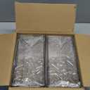 ZHIAI 2 Pack Clear Stackable Cosmetic Organizer, Acrylic Drawer, Plastic Organizer for Dresser, Vanity, Kitchen Cabinet, Pantry, Home Organization and Storage