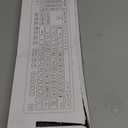 EDJO Large Print Computer Keyboard, Wired USB Full Size Quiet Keyboard with 4X Oversized Print Letters for Visually Impaired Low Vision Individuals Easy to See and Type for PC, Laptop,Windows