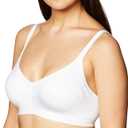 Warner's Women's Blissful Benefits Underarm-Smoothing with Seamless Stretch Wireless Lightly Lined Comfort Bra Rm3911w (XX-Large, White)