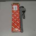 MAXPOWER 14-Inch Pipe Wrench, 2 inch Jaw Capacity, 40% Lighter Aluminum Plumbing Wrench, Heavy Duty Straight Pipe Wrenches
