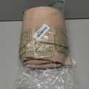 ZESICA Women's 2026 Square Neck Ribbed Knit Dress Puff Long Sleeve Slim Fit Bodycon Fall Winter Pullover Sweater Dress (Light khaki)