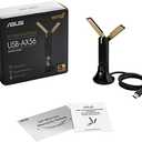 ASUS WiFi 6 AX1800 USB WiFi Adapter (USB-AX56) - Dual Band WiFi 6 Client, 2x2 Support, Gaming & Streaming, Plug-and-Play, WPA3 Network Security, MU-MIMO, Beamforming, Black