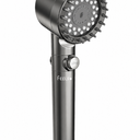 FEELSO Filtered Shower Head with Handheld, High Pressure 4 Spray Showerhead with Filters & Upgraded Anti-clog Nozzles for Hard Water -Remove Chlorine, Reduce Dry Itchy Skin -ON/OFF Switch for Pet Bath