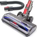 Vacuum Head Replacement Kit Compatible with Dyson V7 V8 V10 V11 V15 Vacuum Cleaner Parts, Roller Brush Cleaner Head Attachment with 5 LED Lights for Hardwood Floors