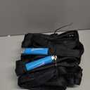 Aunfles 50FT Garden Hose - Flexible Water Hose with 10 Spray Nozzle, Lightweight Design, Easy Storage, Leak-Proof, Compact, Portable, Car Wash for Yard (Black)