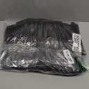 Deconovo Blackout Curtain Panel – Solid Grommet Top, Thermal Insulated & Energy‑Saving, Machine‑Washable Room Darkening Window Treatment for Bedroom & Living Room, 2 Panel, Black, 42W x 63L