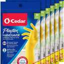 PLAYTEX HandSaver Rubber Gloves for Kitchen and Household Cleaning (6 Pairs)