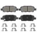 Rear Ceramic Brake Pads Set for Nissan Altima Pathfinder 350Z 370Z, for Infiniti EX/FX/G/M/35 37 45, for Q50 QX60 Q70 4PCS