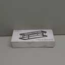 Adhesive Shower Caddy,Shower Shelves with Soap Holder and 12 Hooks,Rustproof No Drilling Bathroom Organizer and Storage, Black, 3 Pack