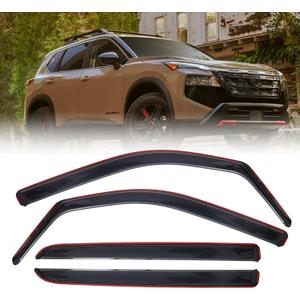 MYCHINSEN in-Channel Window Rain Guards Fit for Nissan Rogue 2021 2022 2023 2024 2025,Extra Durable Window Deflectors,Vent Shades Visors Exterior Car Accessories Visors Rain Guards 4pcs