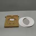 6 Pack Matte White Goof Trim Ring for 6" Inch Recessed Can Lighting Down Light, Outer Diameter 8.07 Inches, Inner Diameter 6.2 Inches