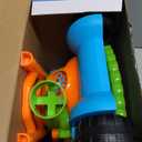 SLOOSH Bubble Lawn Mower Toddler Toys - Spill-Proof Bubble Machine Pretend Gardening Play Toy for Age 1 2 3 1-3 Year Old Baby Boys Indoor Outdoor Use, Easter Basket Stuffers Birthday Gifts (Blue)