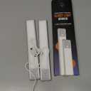 BLS 10inch Under Cabinet Lights, 40 LED Closet Lights, Motion Sensor Light Indoor, Battery Operated Lights, 1800mah USB C Rechargeable Under Cabinet Lighting, Magnetic Night Light for Kitchen (2 Pack)