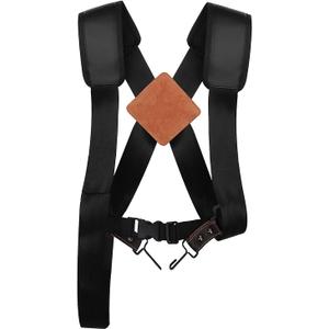 Adjustable Padded Djembe Shoulder Strap African Hand Drum Harness Belt Polyester with Quick Change Hook (Black)