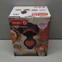 Dash MultiMaker® Mini Maker System - Compact Waffle Maker for Family Breakfasts - Removable Griddle Plates & nonstick surface - 5 Plates & Storage Case - Red