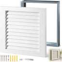 Wooden AC Return Air Vent Cover, 20" Wide X 20" Tall X 3" Deep