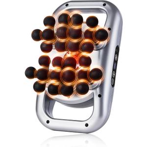 Massage Gun, 28 Head Foot Back Neck Shoulder Massager with 9 Adjustable Multi-Modes & Intensities, Fascia Gun for Athletes, Birthday Gifts for Men