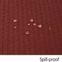 maxmill Rectangle Weaved Design Tablecloth Waterproof Spillproof Fall Table Cloth, Kitchen Dining Room Thanksgiving Decoration, Fabric Table Cover Halloween Party, 60 x 84 Inch, Rustic Brick