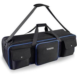 YOREPEK Tripod Carrying Case Bag, Light Stand Bag with 2 Protective Padding, 30.5" Large Photo Studio Equipment Case fit Tripods, Monopods, Speaker Stands, Boom Stands, Camcorder, Mic Stands, Travel