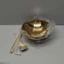 Buy THINGS！ Ramen Noodle Soup Bowl, 2 Sets Double Layer 18/ 8 Stainless Steel Bowl(8 inch), with Matching Spoon and Chopsticks （Gold）