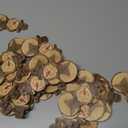 Maitys 36 Pcs Wooden Snowman Christmas Ornaments Primitive Snowman Tree Hanging Ornaments Winter Decorations Farmhouse Figurine Cutouts for Tree Decor Holiday Xmas Party Supplies(Brown)