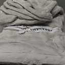 Lucky Brand Solid Rabbit Mink Faux Fur Throw Blanket, Grey Plush Faux Fur Blanket for Sofa or Bed, 50"x70", Light Gray