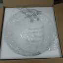 Alabaster White Glass Lamp Shade for Floor lamp12" Diameter x 5.1" HighPendant lamp ceiling fan light Floor Lamp Replacement Parts