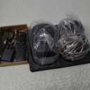 Saiyin Powered Bluetooth Bookshelf Speakers for Record Player, 40W Stereo Sound Speakers with 3-Inch Woofer, Dual-Curved Horn Bass Reflex Port and Optical/AUX/TV-ARC for Turntable/PC/TV, Pair