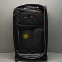 SwissGear Sion Softside Expandable Luggage, Black, Checked-Large 29-Inch